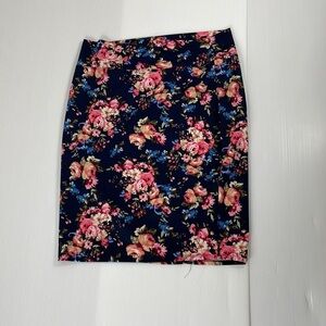 Country western soft Floral plus size Stretch skirt size 1X